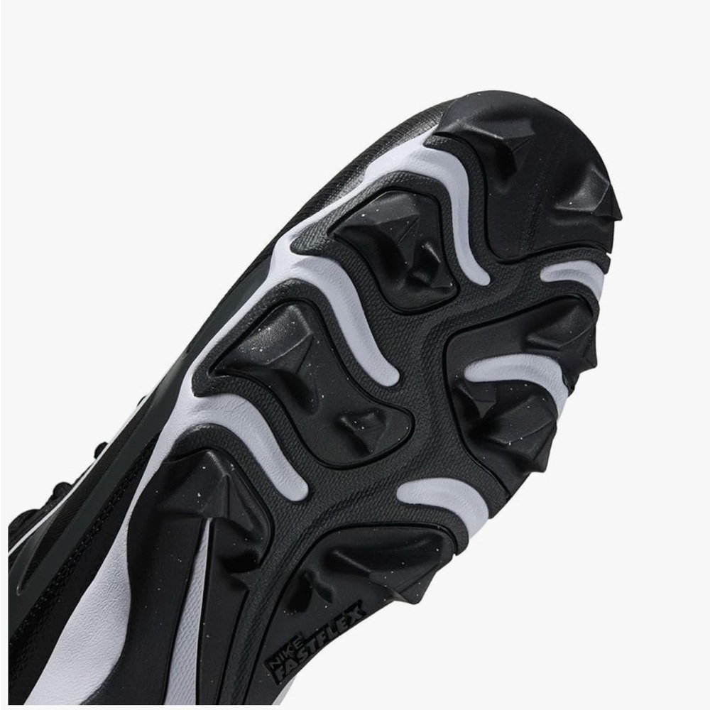 New Nike Men’s Alpha Menace 4 Shark Football Cleats Black White Size 11.5 - Picture 7 of 11